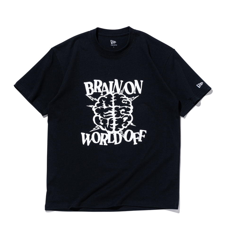 半袖 コットン Tシャツ Brain ブラック | NEW ERA ニューエラ公式オンラインストア