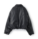 ウィメンズ シンセティックレザー ボンバージャケット BLACK LABEL FW26 ブラック | NEW ERA ニューエラ公式オンラインストア