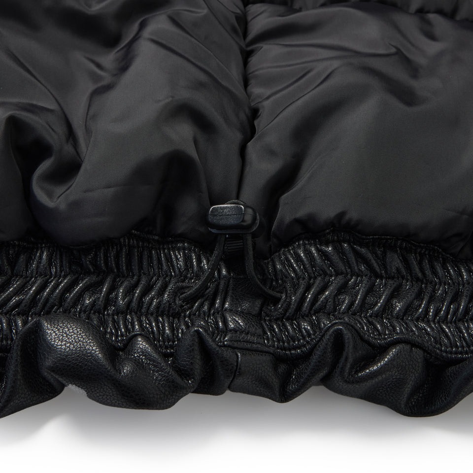ウィメンズ シンセティックレザー ボンバージャケット BLACK LABEL FW26 ブラック | NEW ERA ニューエラ公式オンラインストア
