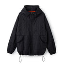 ナイロンキルト フルジップ フーディー BLACK LABEL FW26 ブラック | NEW ERA ニューエラ公式オンラインストア