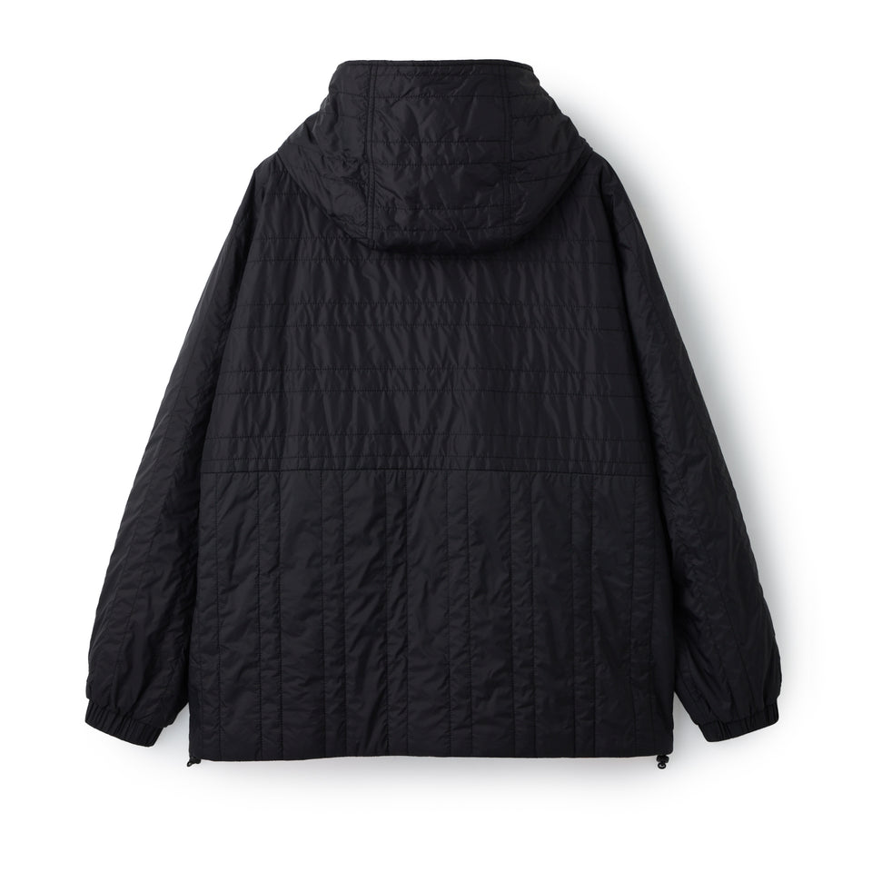ナイロンキルト フルジップ フーディー BLACK LABEL FW26 ブラック | NEW ERA ニューエラ公式オンラインストア