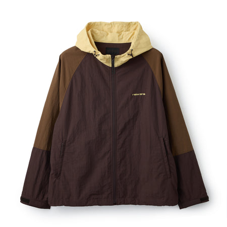 ナイロン トラックジャケット フーディー 3-Tone BLACK LABEL FW26