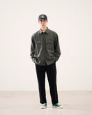 リラックスシルエット ウール シャツ BLACK LABEL FW26 オリーブ | NEW ERA ニューエラ公式オンラインストア