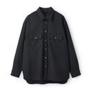 リラックスシルエット ウール シャツ BLACK LABEL FW26 ブラック | NEW ERA ニューエラ公式オンラインストア
