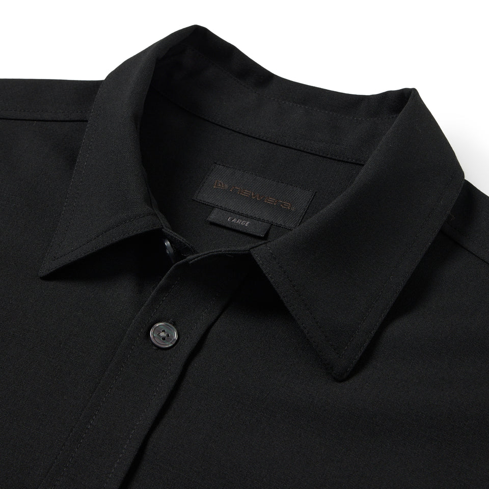 リラックスシルエット ウール シャツ BLACK LABEL FW26 ブラック | NEW ERA ニューエラ公式オンラインストア