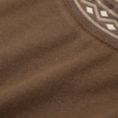パターンリブ ロングスリーブ Tシャツ BLACK LABEL FW26 ブラウン | NEW ERA ニューエラ公式オンラインストア