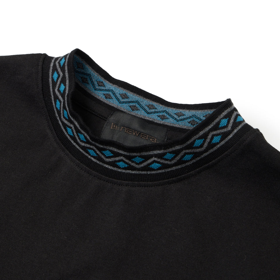 パターンリブ ロングスリーブ Tシャツ BLACK LABEL FW26 ブラック | NEW ERA ニューエラ公式オンラインストア