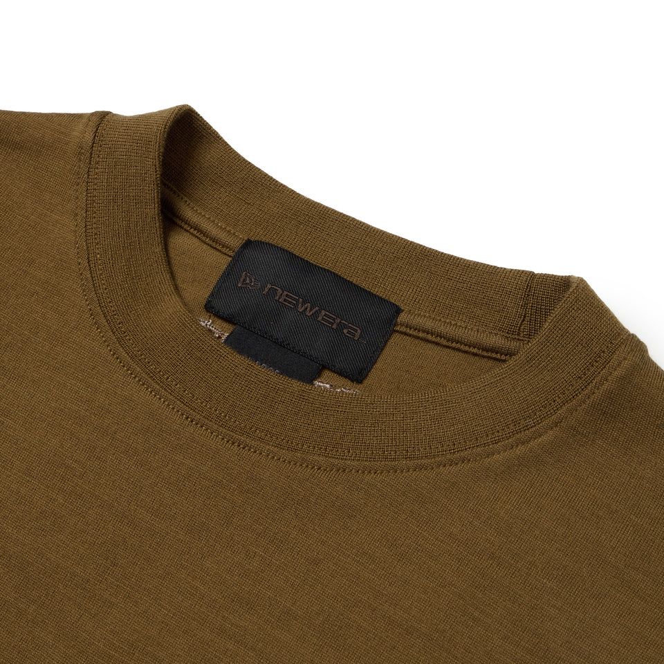 ロングスリーブ メリノウール Tシャツ BLACK LABEL FW26 ブラウン | NEW ERA ニューエラ公式オンラインストア