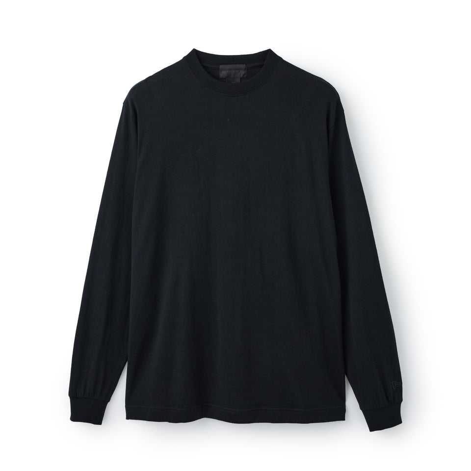 ロングスリーブ メリノウール Tシャツ BLACK LABEL FW26 ブラック | NEW ERA ニューエラ公式オンラインストア