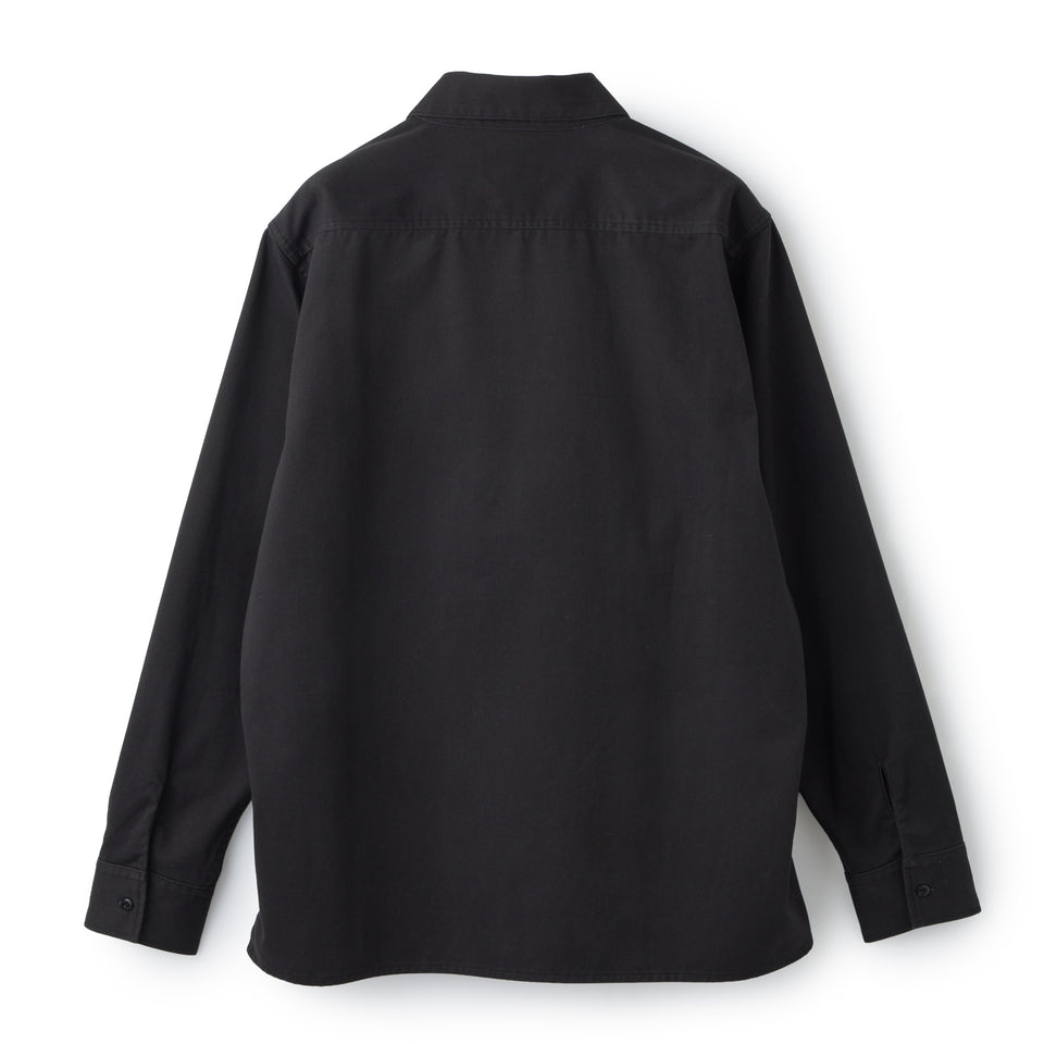 ロングスリーブ フルジップ シャツ BLACK LABEL FW26 ブラック | NEW ERA ニューエラ公式オンラインストア