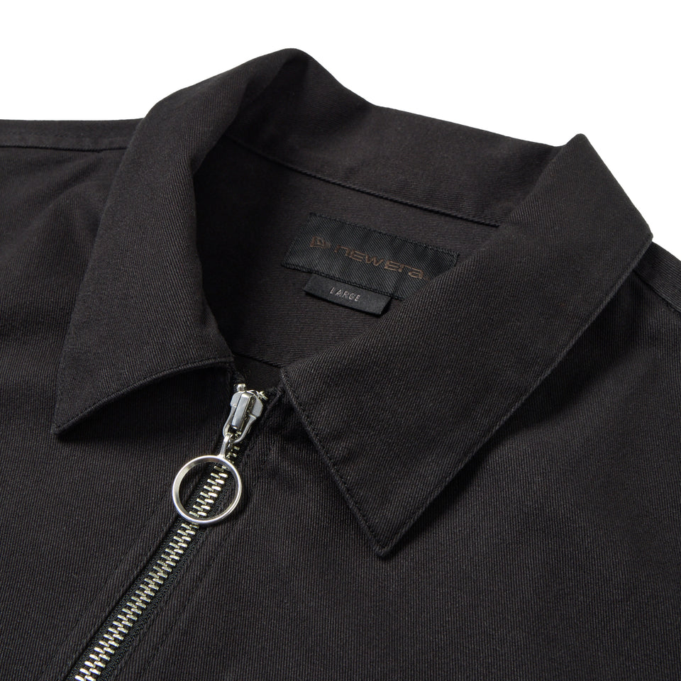 ロングスリーブ フルジップ シャツ BLACK LABEL FW26 ブラック | NEW ERA ニューエラ公式オンラインストア