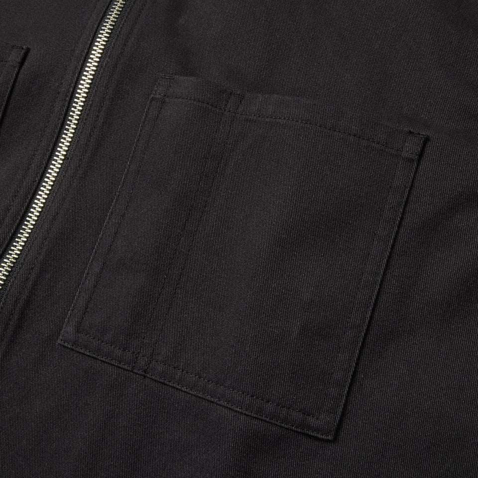 ロングスリーブ フルジップ シャツ BLACK LABEL FW26 ブラック | NEW ERA ニューエラ公式オンラインストア