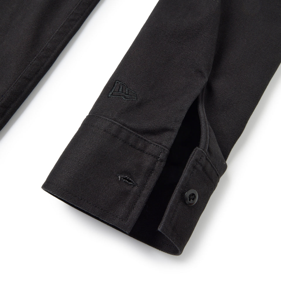 ロングスリーブ フルジップ シャツ BLACK LABEL FW26 ブラック | NEW ERA ニューエラ公式オンラインストア