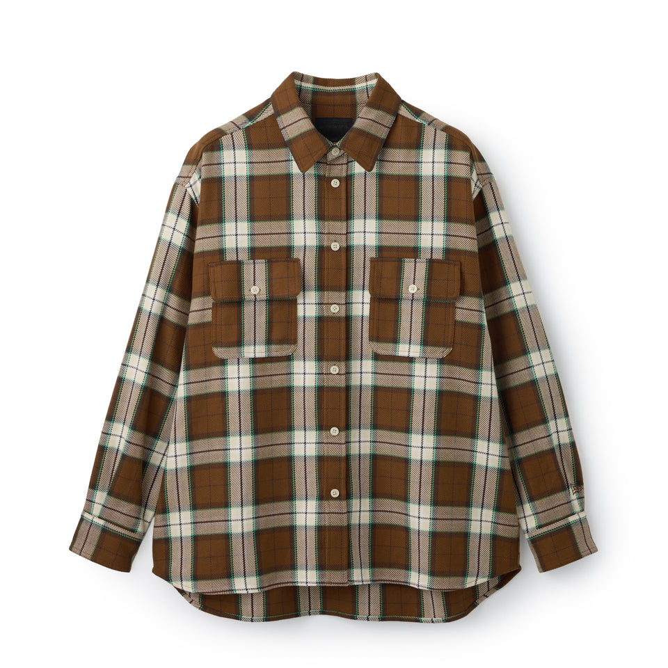 アラスカ ロングスリーブ シャツ BLACK LABEL FW26 ブラウン | NEW ERA ニューエラ公式オンラインストア