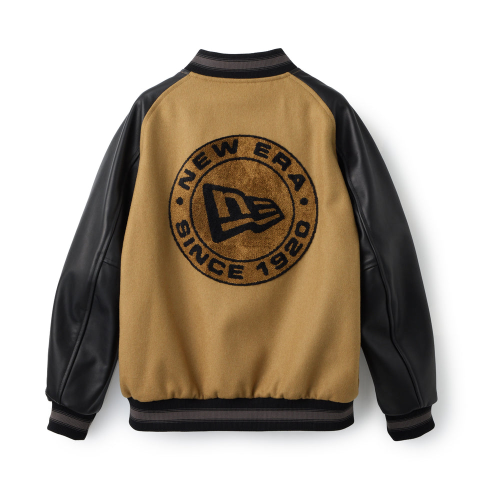 レザー バーシティジャケット BLACK LABEL FW26 ブラウン | NEW ERA ニューエラ公式オンラインストア