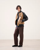 レザー バーシティジャケット BLACK LABEL FW26 ブラウン | NEW ERA ニューエラ公式オンラインストア
