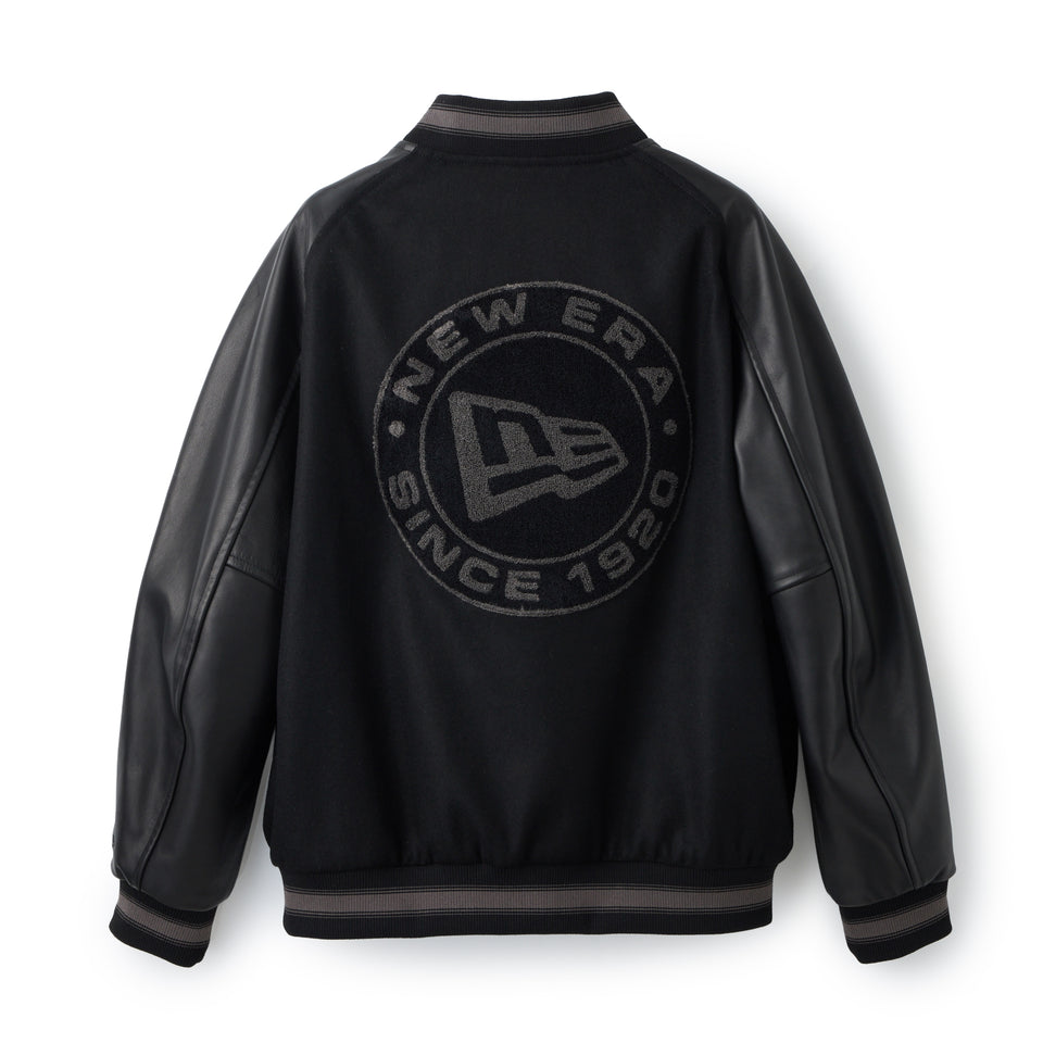 レザー バーシティジャケット BLACK LABEL FW26 ブラック | NEW ERA ニューエラ公式オンラインストア