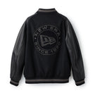 レザー バーシティジャケット BLACK LABEL FW26 ブラック | NEW ERA ニューエラ公式オンラインストア