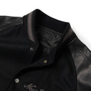 レザー バーシティジャケット BLACK LABEL FW26 ブラック | NEW ERA ニューエラ公式オンラインストア