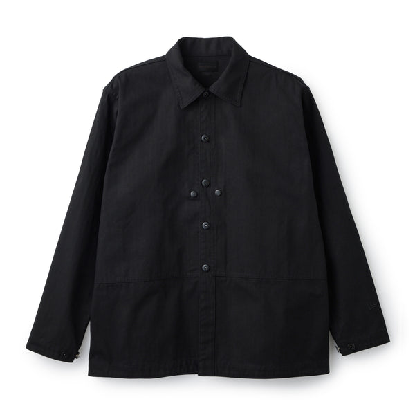 ヘリンボーン ツイル CPO ジャケット BLACK LABEL FW26 ブラック