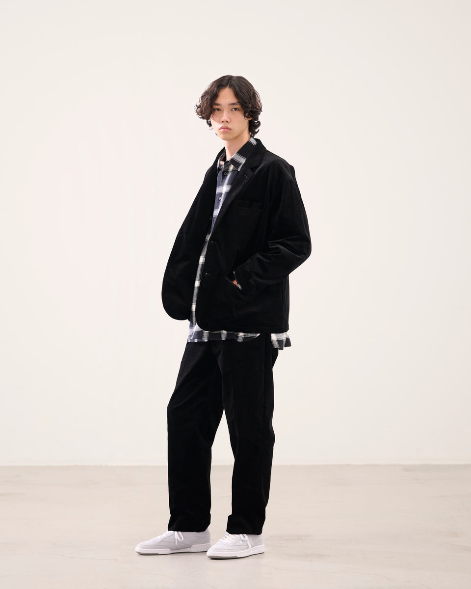 コーデュロイ セットアップ BLACK LABEL FW26 ブラック