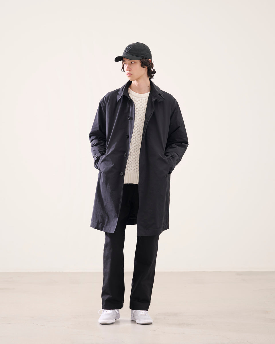 オーバーサイズ シティコート​ BLACK LABEL FW26 ブラック | NEW ERA ニューエラ公式オンラインストア