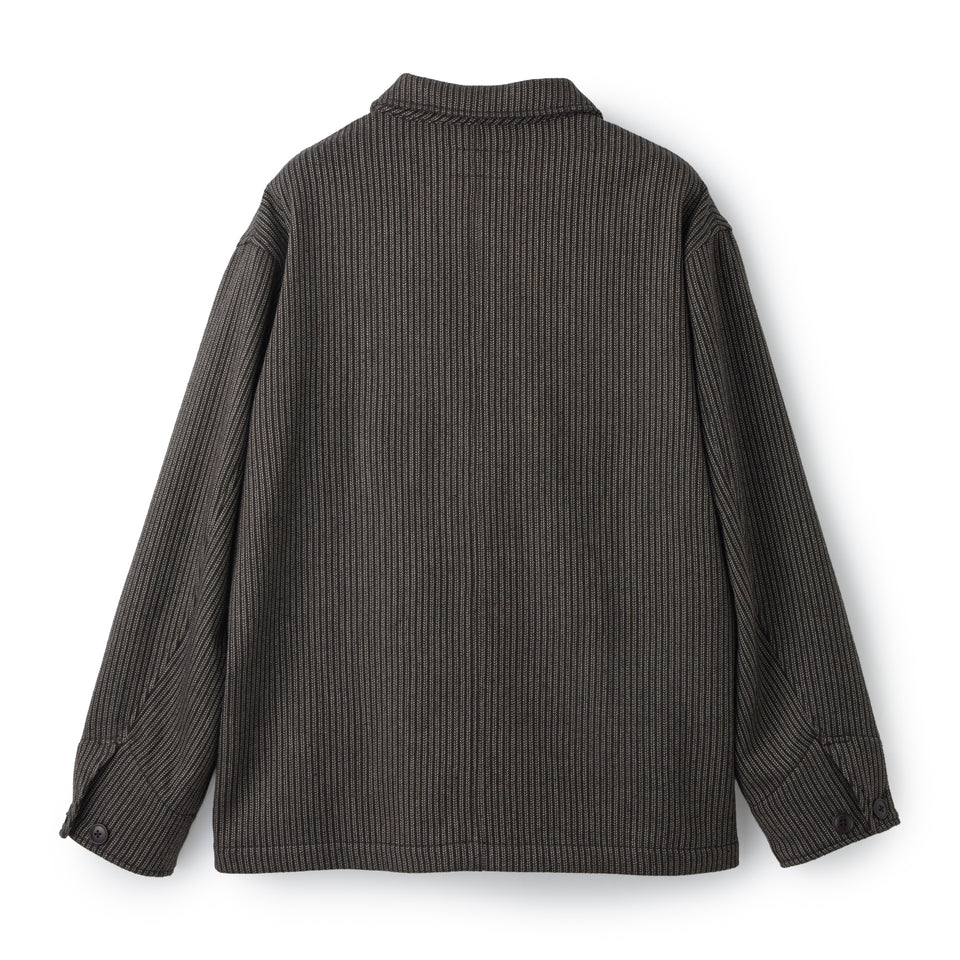 ジャカードニット カーディガンブルゾン BLACK LABEL FW26 ブラウン | NEW ERA ニューエラ公式オンラインストア