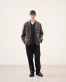 ジャカードニット カーディガンブルゾン BLACK LABEL FW26 ブラウン | NEW ERA ニューエラ公式オンラインストア