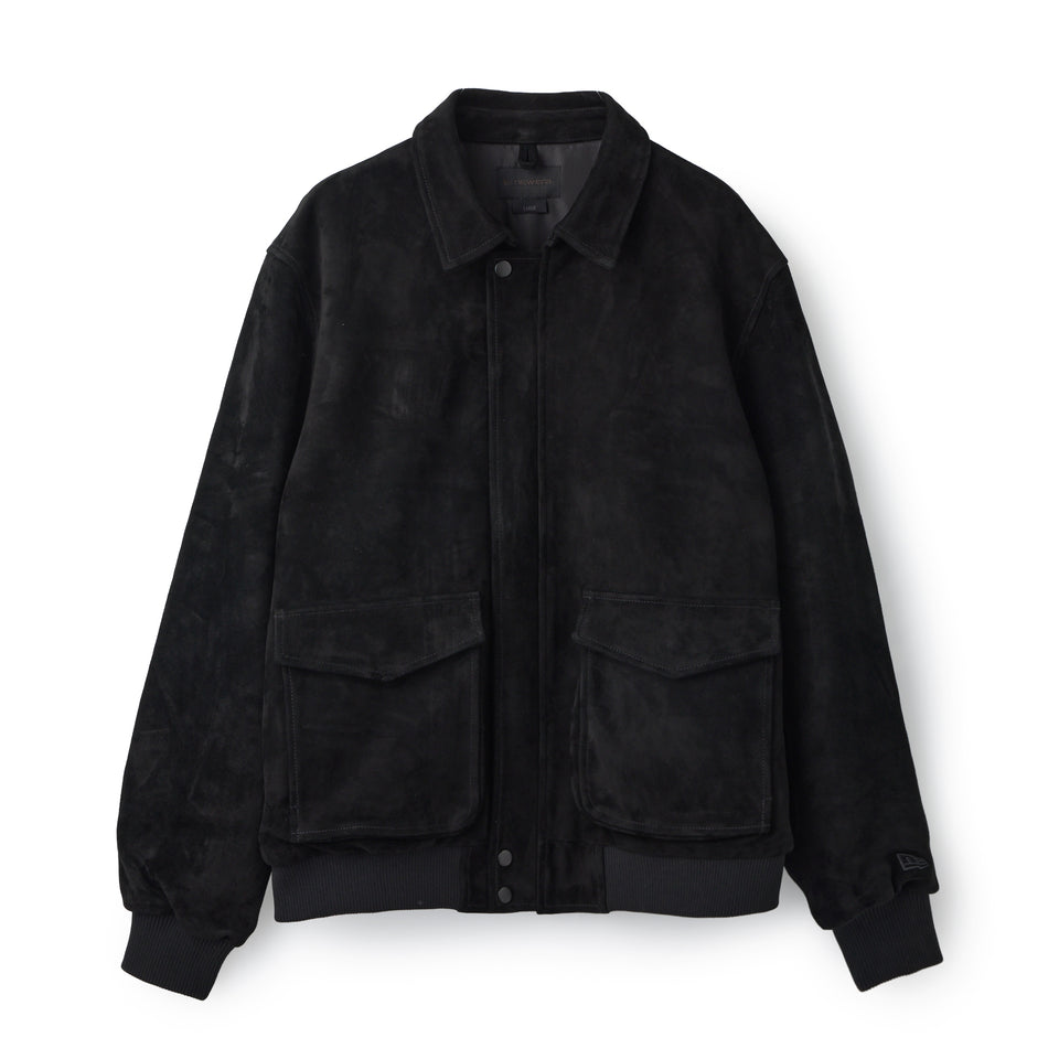 A-2 スウェードレザージャケット BLACK LABEL FW26 ブラック | NEW ERA ニューエラ公式オンラインストア