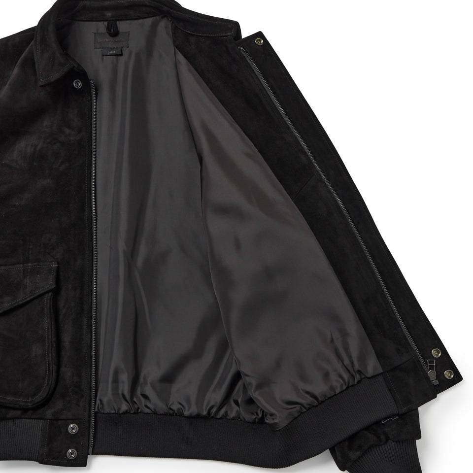 A-2 スウェードレザージャケット BLACK LABEL FW26 ブラック | NEW ERA ニューエラ公式オンラインストア