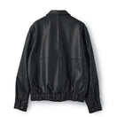 A-2 ジップアップ カーフレザー ジャケット BLACK LABEL FW26 ブラック | NEW ERA ニューエラ公式オンラインストア