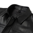 A-2 ジップアップ カーフレザー ジャケット BLACK LABEL FW26 ブラック | NEW ERA ニューエラ公式オンラインストア
