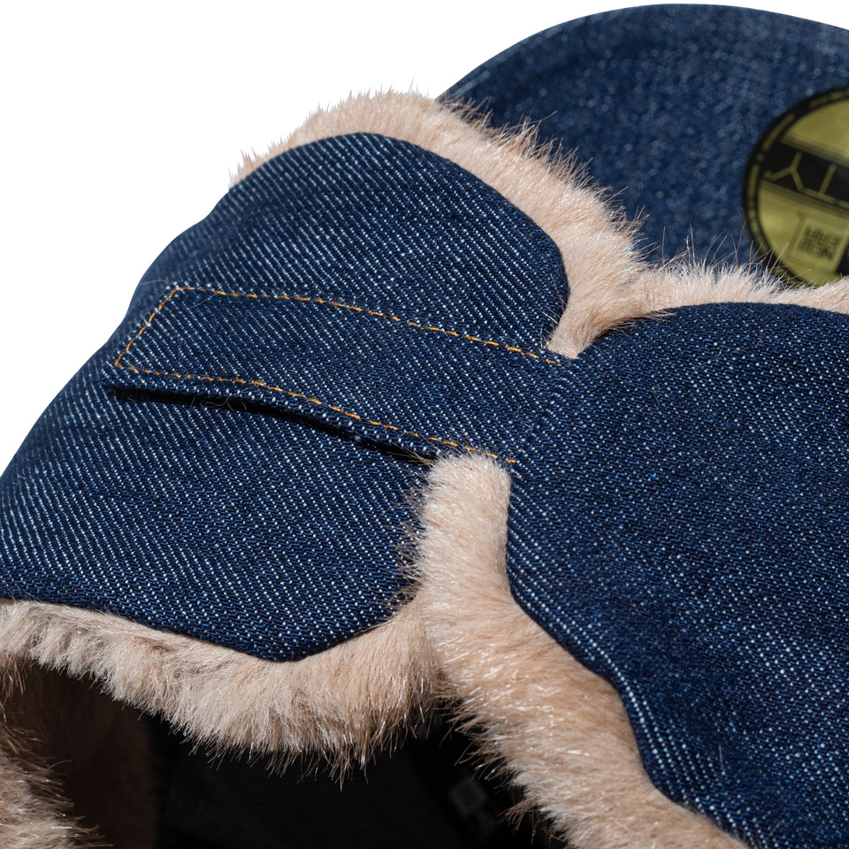 PC 59FIFTY Fur Dog Ear ドッグイヤー ニューヨーク・ヤンキース デニム ネイビー | NEW ERA ニューエラ公式オンラインストア