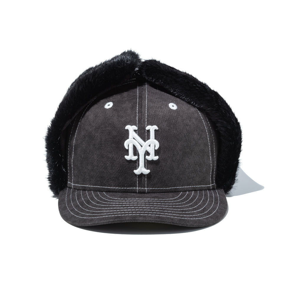 PC 59FIFTY Fur Dog Ear ドッグイヤー ニューヨーク・メッツ ピグメントダイ ツイル ブラック | NEW ERA ニューエラ公式オンラインストア