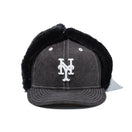 PC 59FIFTY Fur Dog Ear ドッグイヤー ニューヨーク・メッツ ピグメントダイ ツイル ブラック | NEW ERA ニューエラ公式オンラインストア
