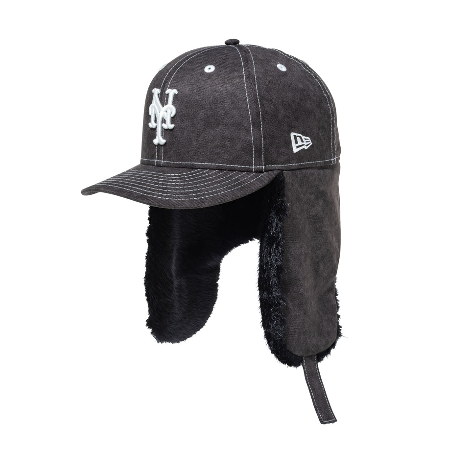 PC 59FIFTY Fur Dog Ear ドッグイヤー ニューヨーク・メッツ ピグメントダイ ツイル ブラック | NEW ERA ニューエラ公式オンラインストア