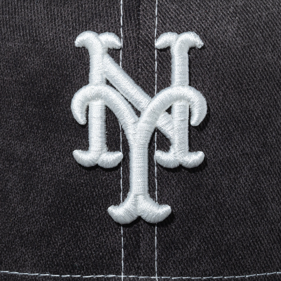 PC 59FIFTY Fur Dog Ear ドッグイヤー ニューヨーク・メッツ ピグメントダイ ツイル ブラック | NEW ERA ニューエラ公式オンラインストア