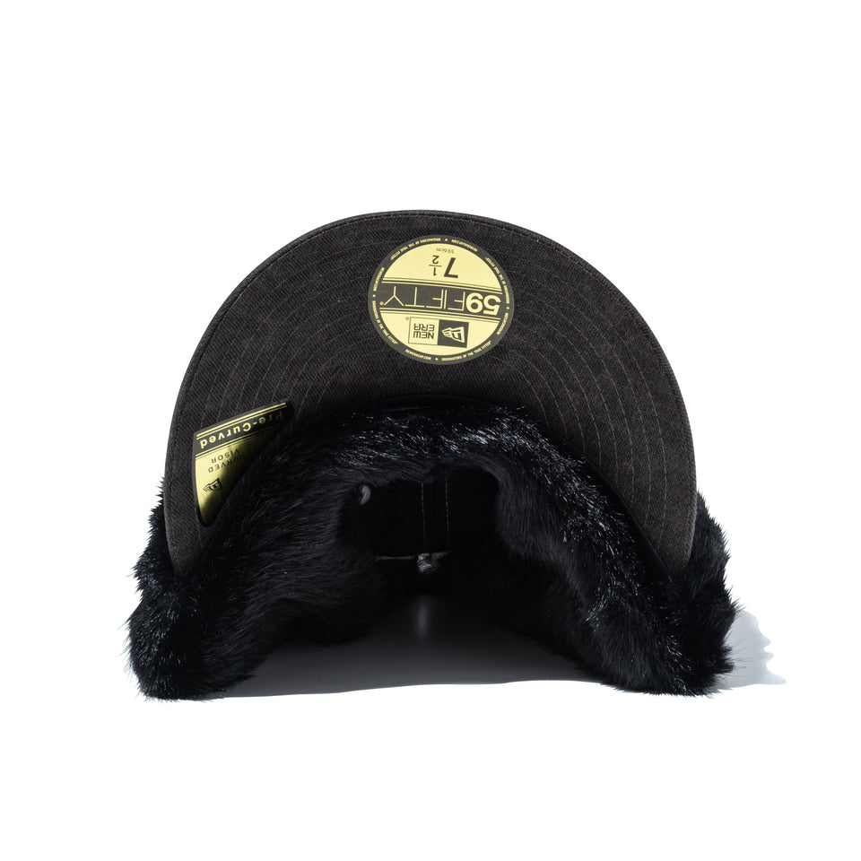 PC 59FIFTY Fur Dog Ear ドッグイヤー ニューヨーク・メッツ ピグメントダイ ツイル ブラック | NEW ERA ニューエラ公式オンラインストア