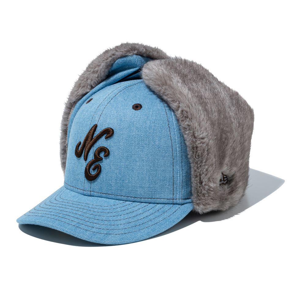 PC 59FIFTY Fur Dog Ear ドッグイヤー ウォッシュドデニム ネイビー | NEW ERA ニューエラ公式オンラインストア