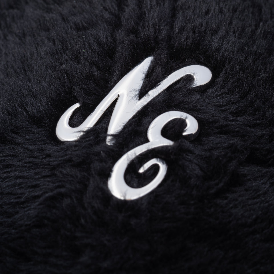 9FORTY Micro Fur Mini Metal Logo クラシックロゴ シルバー ブラック | NEW ERA ニューエラ公式オンラインストア
