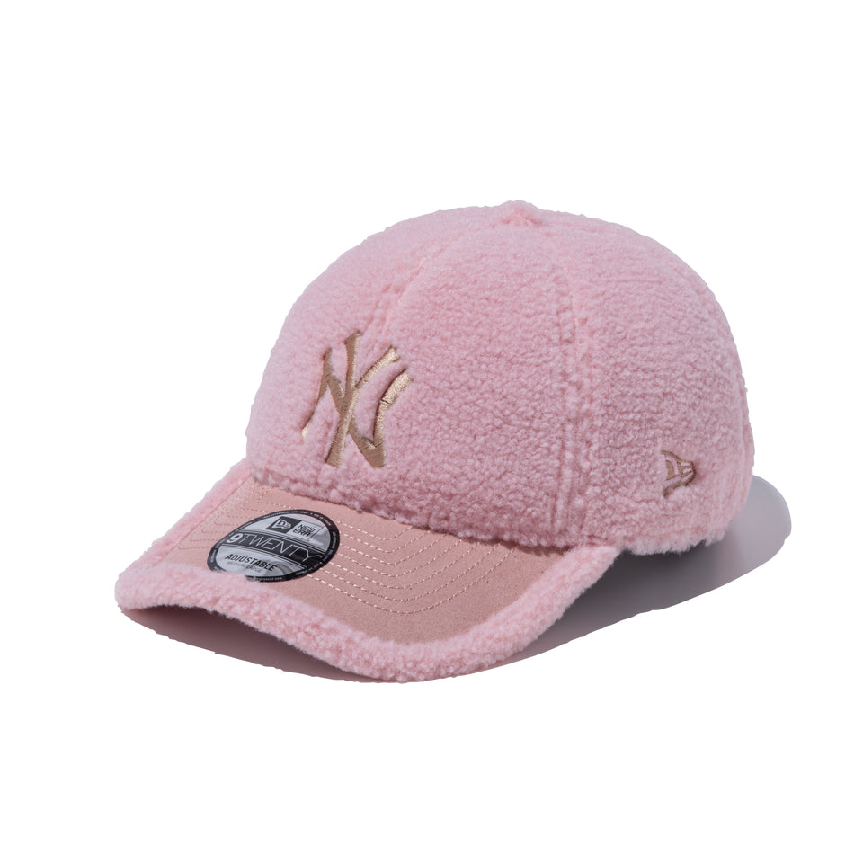 9TWENTY Boa Series バイザースウェード ニューヨーク・ヤンキース ピンク | NEW ERA ニューエラ公式オンラインストア