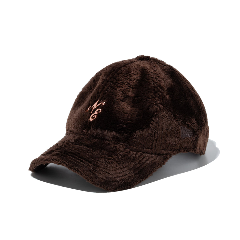 9TWENTY Micro Fur Mini Metal Logo クラシックロゴ ピンクゴールド ブラウン | NEW ERA ニューエラ公式オンラインストア