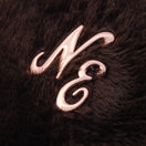 9TWENTY Micro Fur Mini Metal Logo クラシックロゴ ピンクゴールド ブラウン | NEW ERA ニューエラ公式オンラインストア