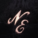 9TWENTY Micro Fur Mini Metal Logo クラシックロゴ ピンクゴールド ブラック  | NEW ERA ニューエラ公式オンラインストア