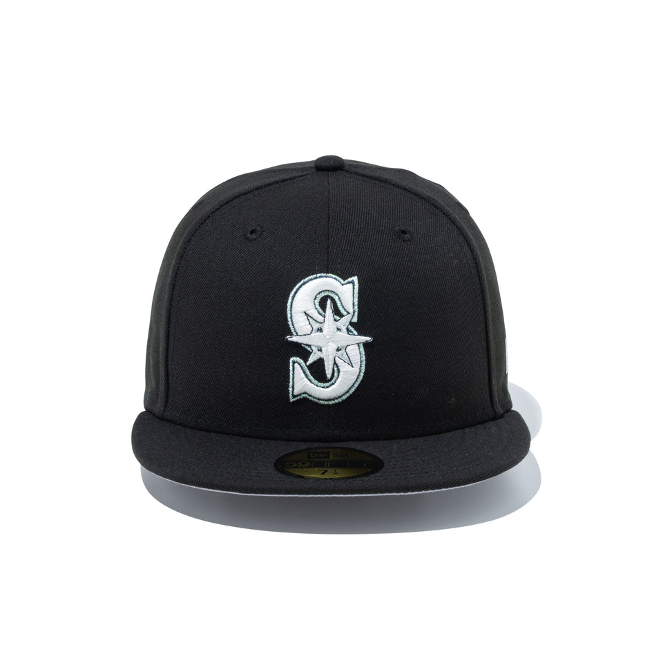 59FIFTY Seattle Mariners Logo シアトル・マリナーズ ブラック | NEW ERA ニューエラ公式オンラインストア