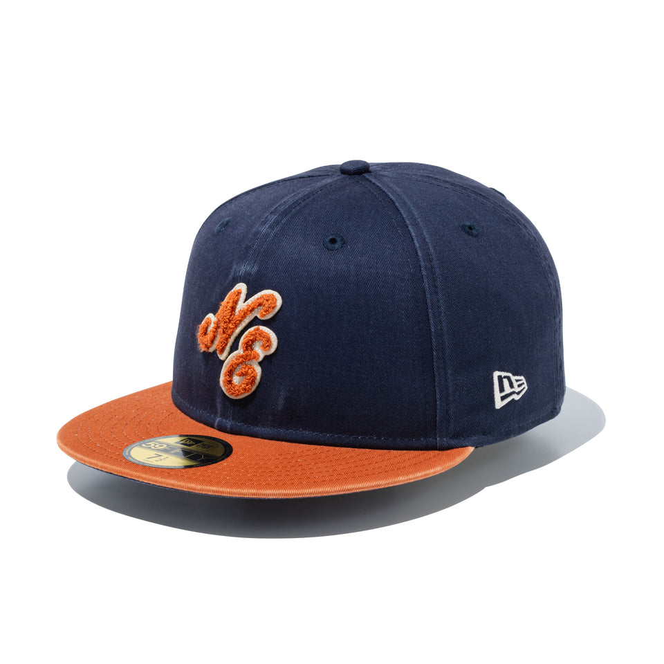 59FIFTY Chenille Patch クラシックロゴ ナイトシフトネイビー/ラスト | NEW ERA ニューエラ公式オンラインストア