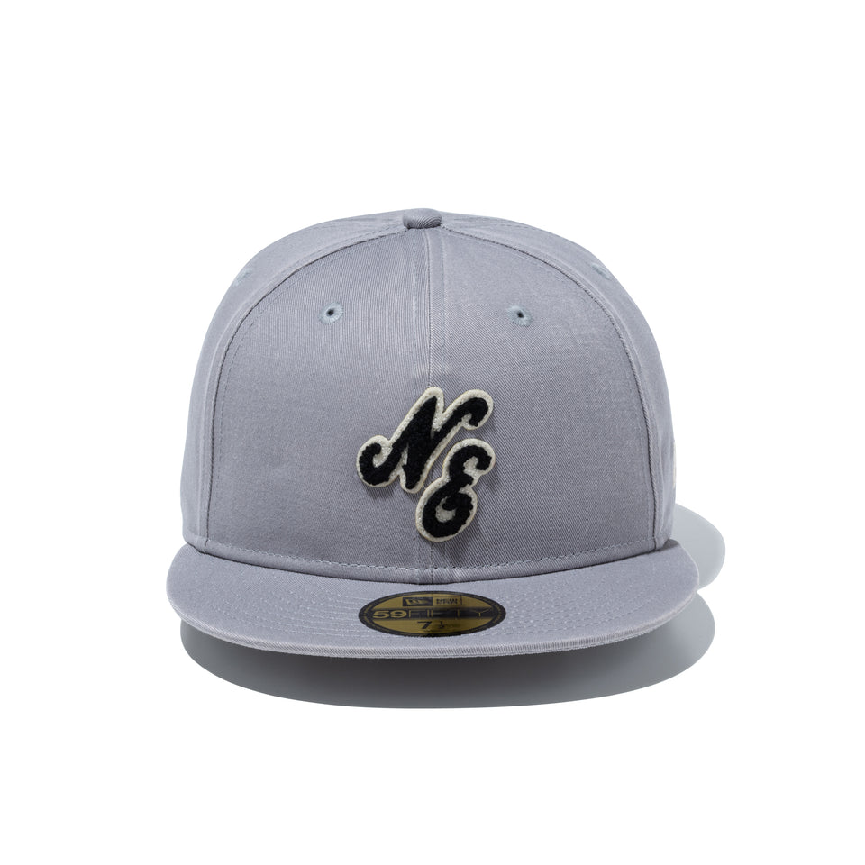 59FIFTY Chenille Patch クラシックロゴ グレー | NEW ERA ニューエラ公式オンラインストア