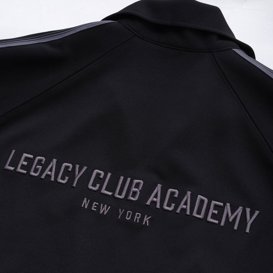 スムース ジャージー トラックジャケット LEGACY CLUB ACADEMY ブラック | パフォーマンスアパレル | NEW ERA ニューエラ公式オンラインストア