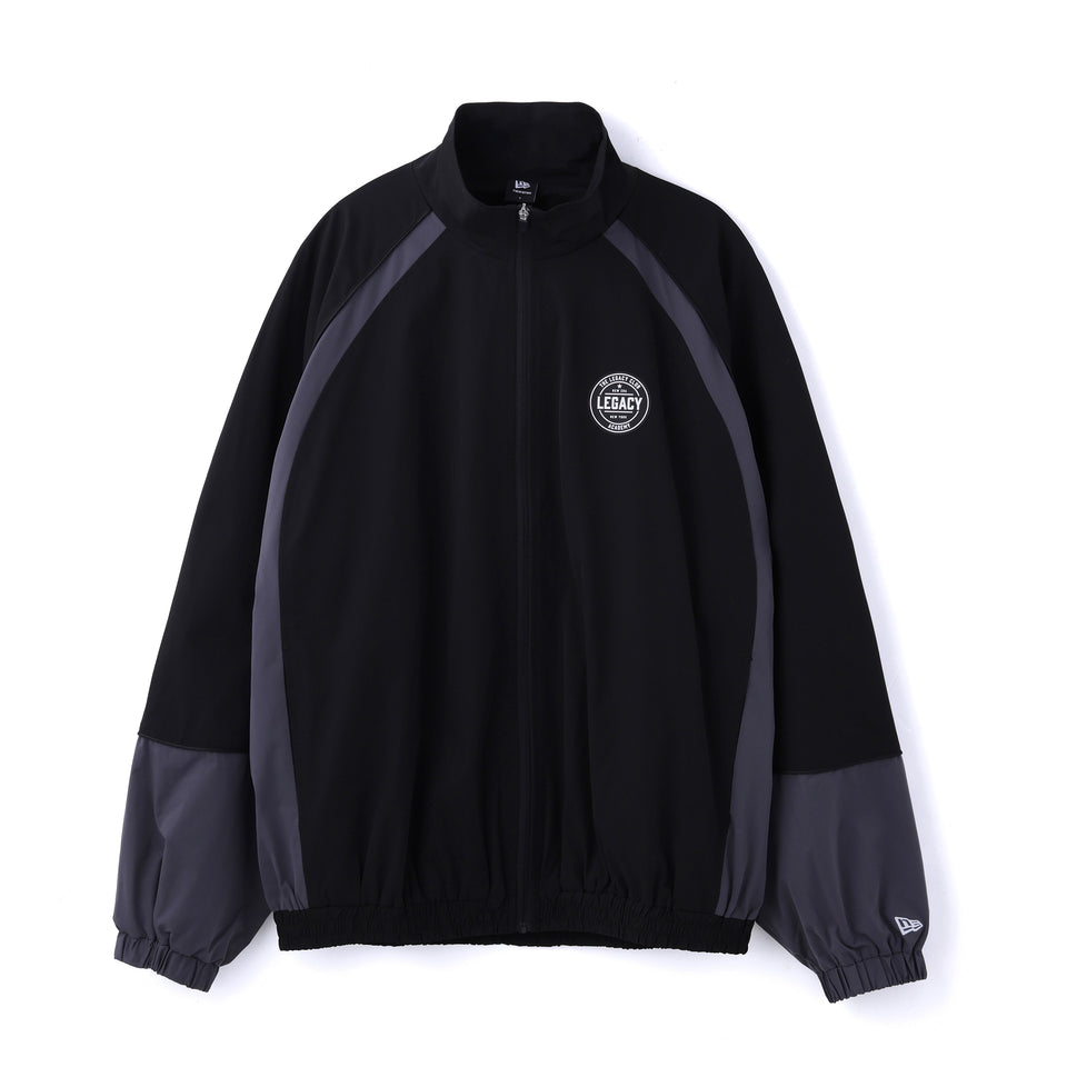 オーバーサイズド パイピング トラックジャケット LEGACY CLUB ACADEMY ブラック/グレー | パフォーマンスアパレル | NEW ERA ニューエラ公式オンラインストア