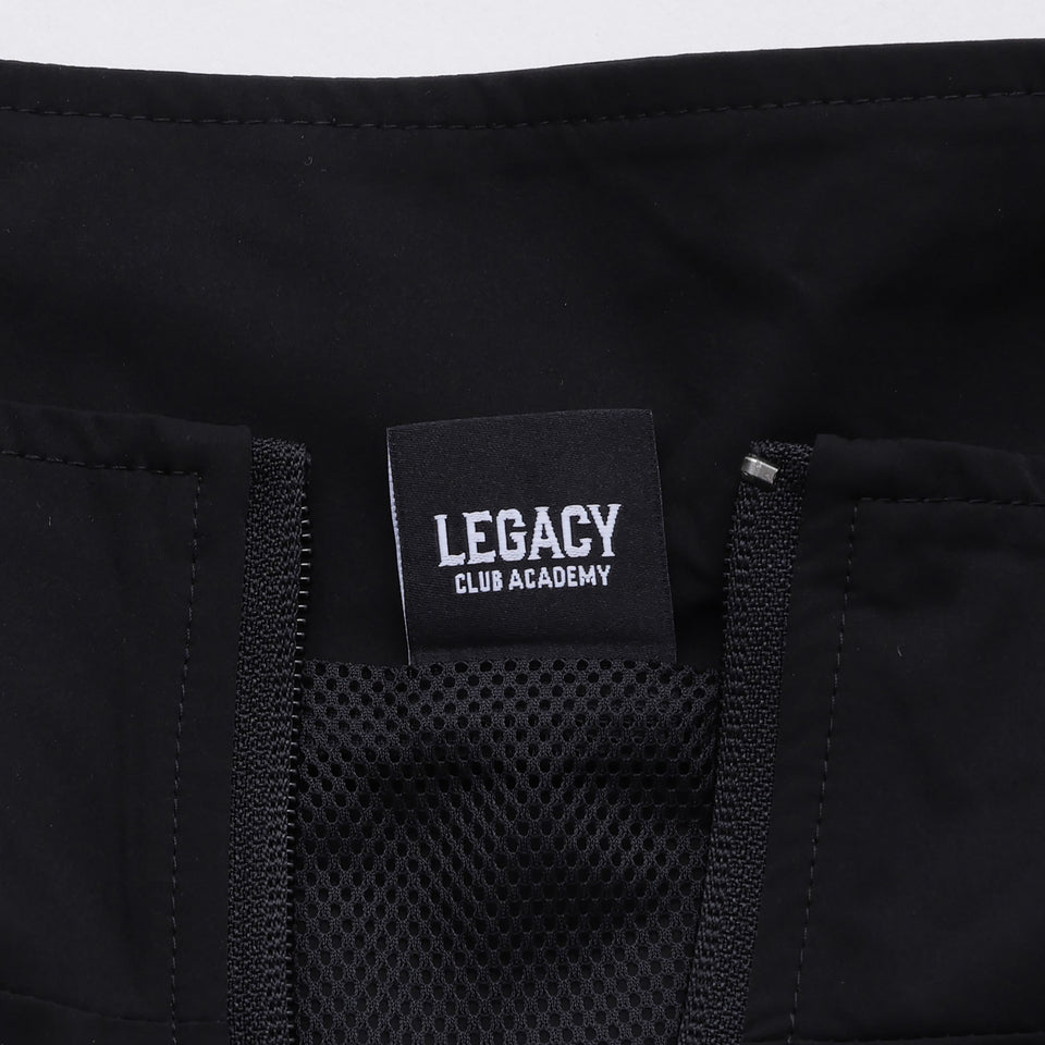 オーバーサイズド パイピング トラックジャケット LEGACY CLUB ACADEMY ブラック/グレー | パフォーマンスアパレル | NEW ERA ニューエラ公式オンラインストア